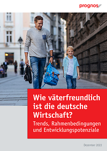 Broschüre mit Aufschrift "Wie väterfreundlich ist die deutsche Wirtschaft"