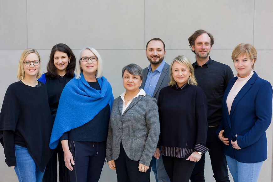 Gruppenfoto Team des Netzwerkbüros "Erfolgsfaktor Familie"