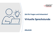 Multi-VA 24 - Grafik und Text zur Sprechstunde